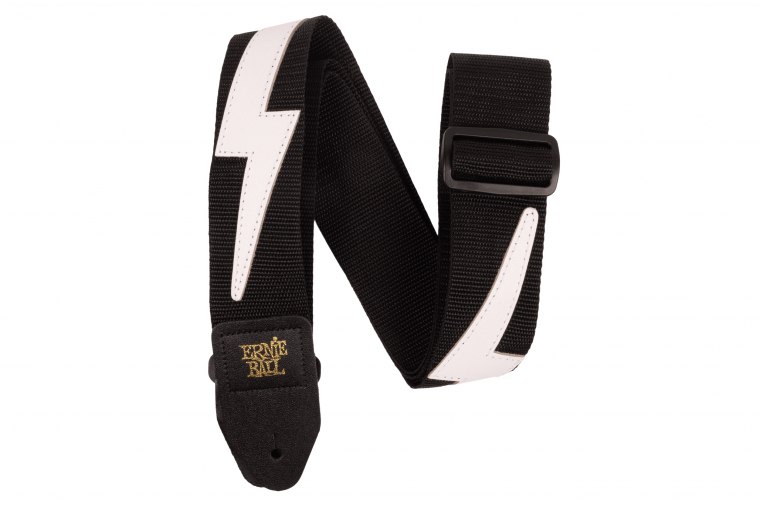 Ernie Ball Premium White Lightning Guitar Strap