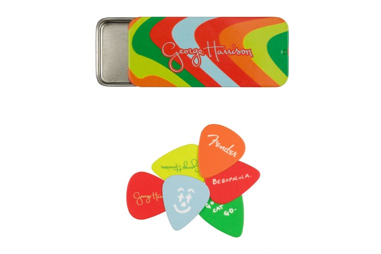 Fender George Harrison Rocky Pick Tin Medium 6-Pack