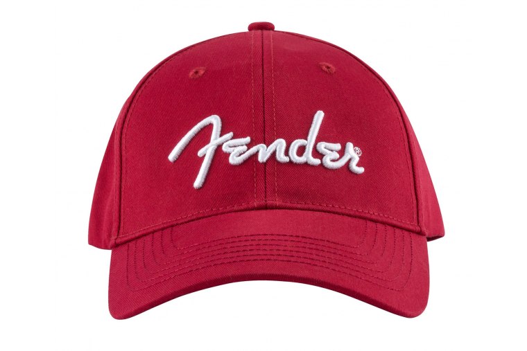 Fender Logo Stretch Red Cap