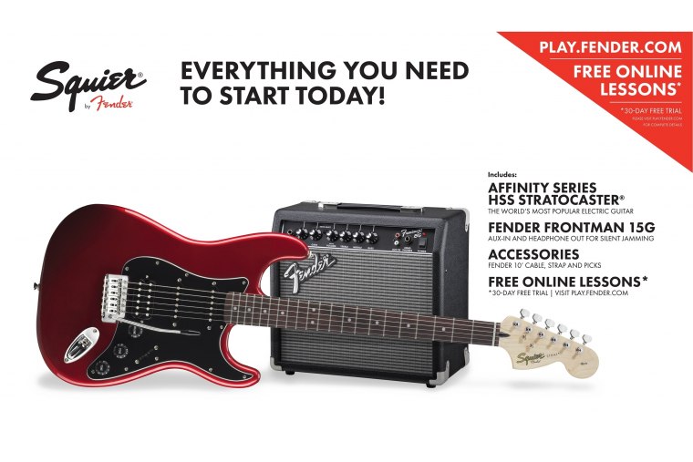 Squier Affinity Strat HSS Pack con Fender Frontman 15G - CAR