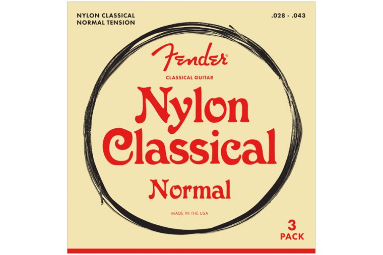 Fender Classical Nylon Guitar Strings - 3-Pack