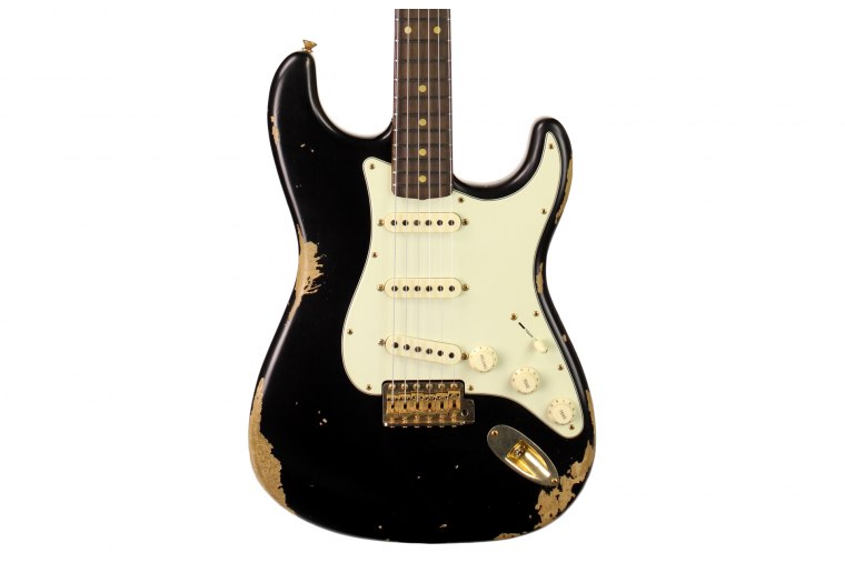 Fender Custom 1962 Stratocaster Heavy Relic - ABLK