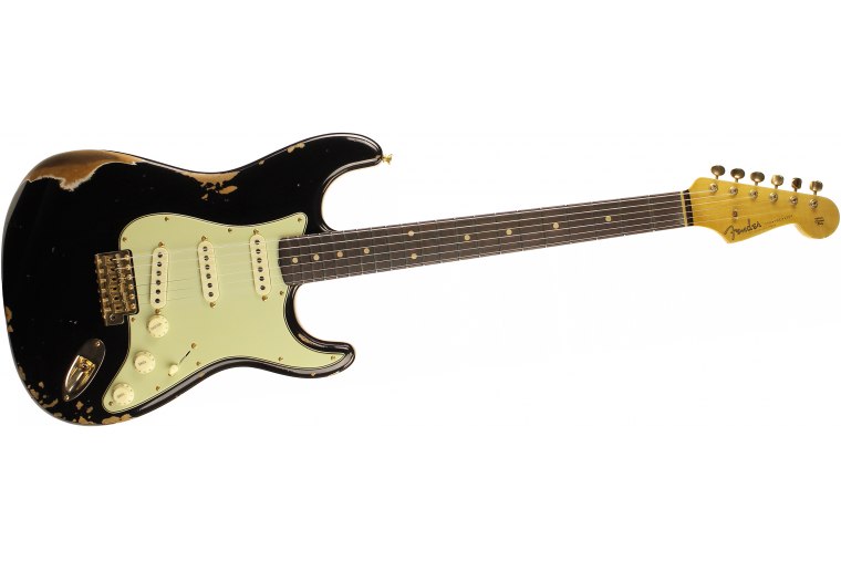 Fender Custom 1962 Stratocaster Heavy Relic - BLK