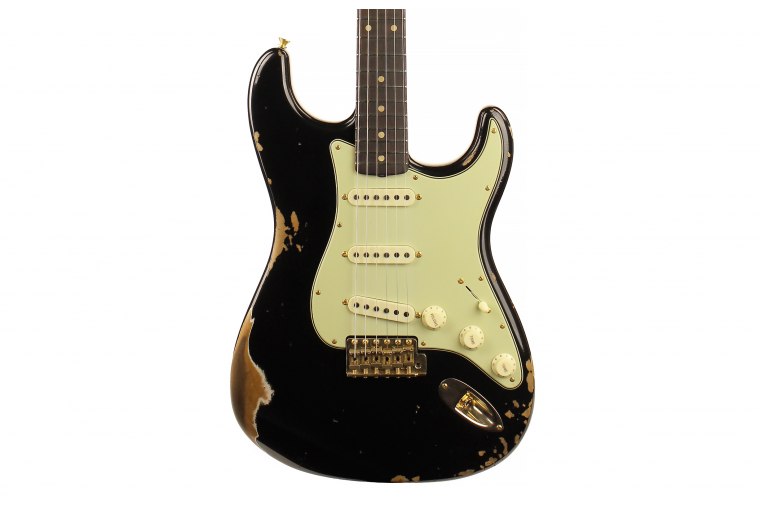Fender Custom 1962 Stratocaster Heavy Relic - BLK