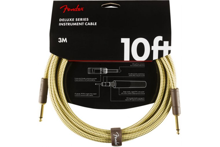 Fender Deluxe Series Instrument Cable - 3m - TW