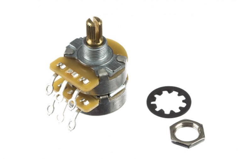 Fender Dual 500K/250K Split Shaft Potentiometer