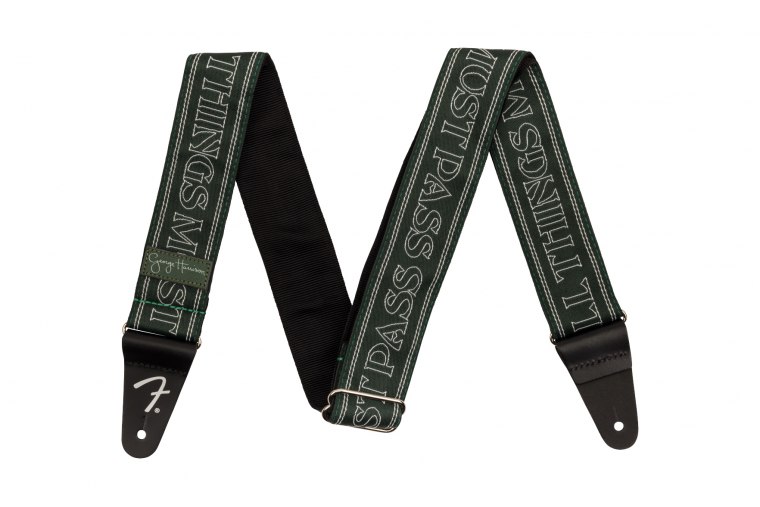 Fender George Harrison All Things Must Pass Logo Strap - GRN