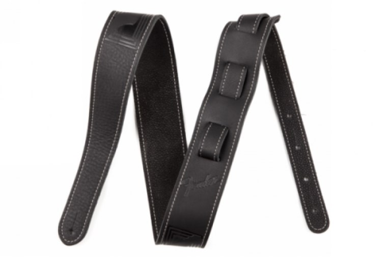 Fender Monogram Leather Strap - BK