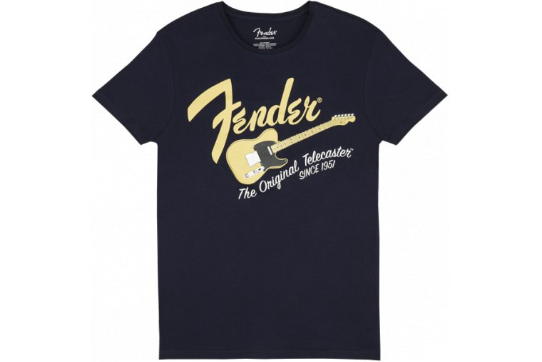 Fender Original Telecaster Men's Tee Navy/Blonde - XL