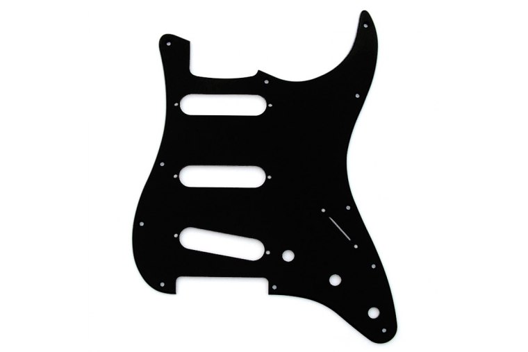 Fender Modern Strat 11 Hole Pickguard 1-Ply - BK