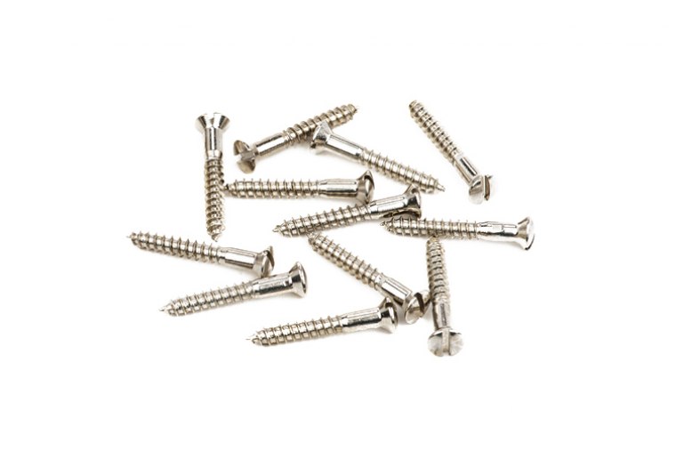 Fender Pure Vintage Slotted Bridge/Strap Button Mounting Screws