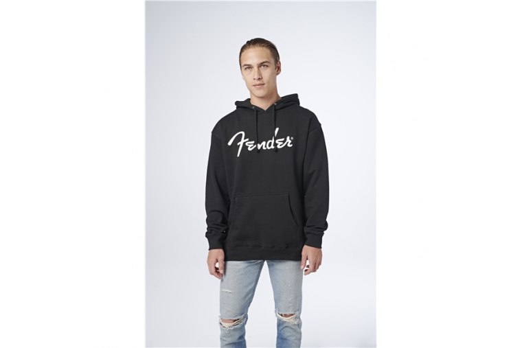 Fender Spaghetti Logo Hoodie Big Logo - M