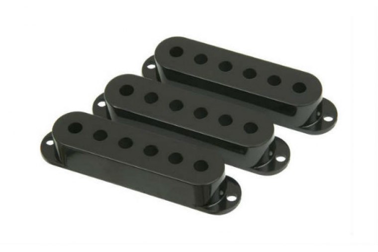 Fender Stratocaster Pickup Cover Set - BK