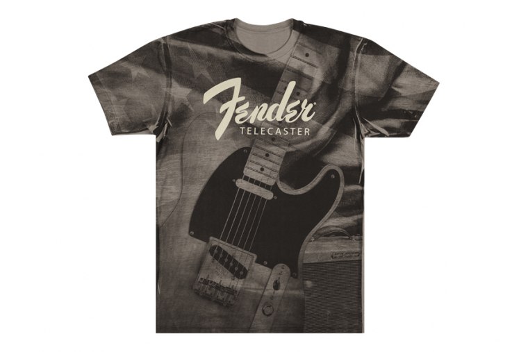 Fender Tele Belt Print T-Shirt - L