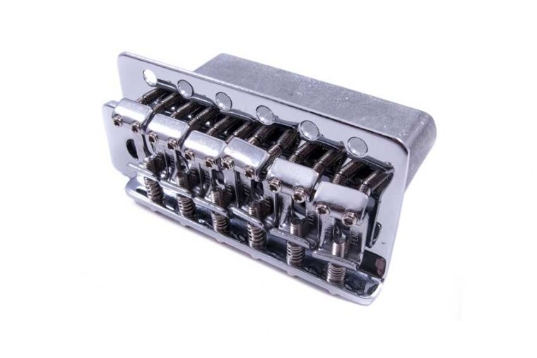 Fender Vintage Style Standard Series Strat Tremolo Assembly Left Hand Chrome Gino Guitars