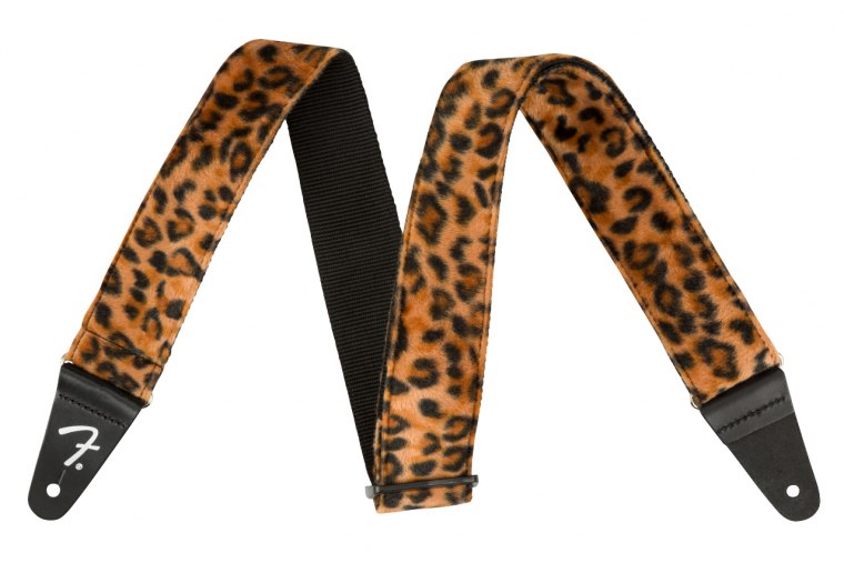 Fender Wild Animal Print Strap - Leopard
