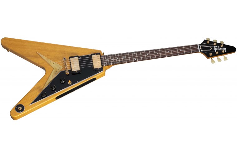 Gibson Custom 1958 Korina Flying V Reissue - BKP