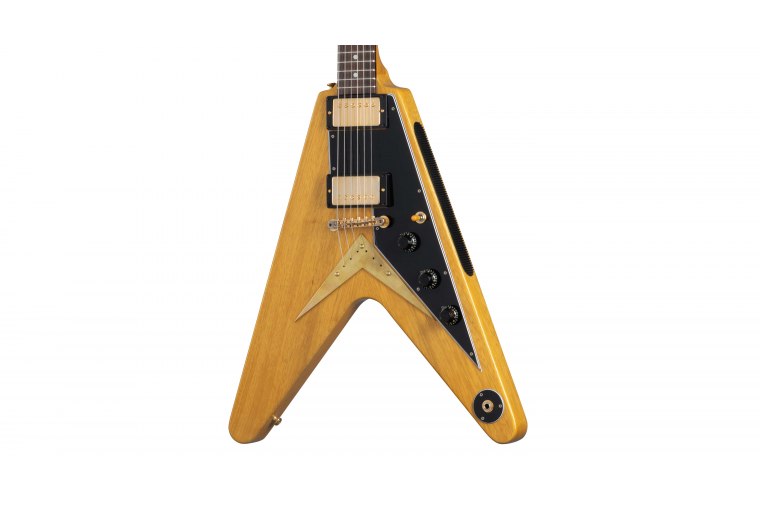 Gibson Custom 1958 Korina Flying V Reissue - BKP