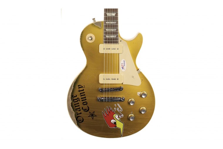 Gibson Custom 1976 Les Paul Deluxe Mike Ness Goldtop Murphy Lab Replica
