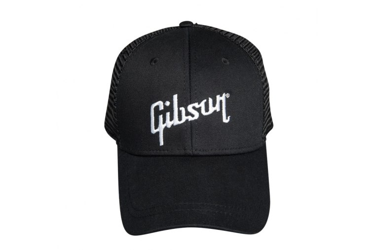 Gibson Black Trucker Snapback