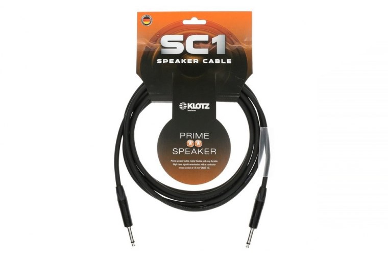 Klotz SC1 Speaker Cable with Neutrik Jack - 1m