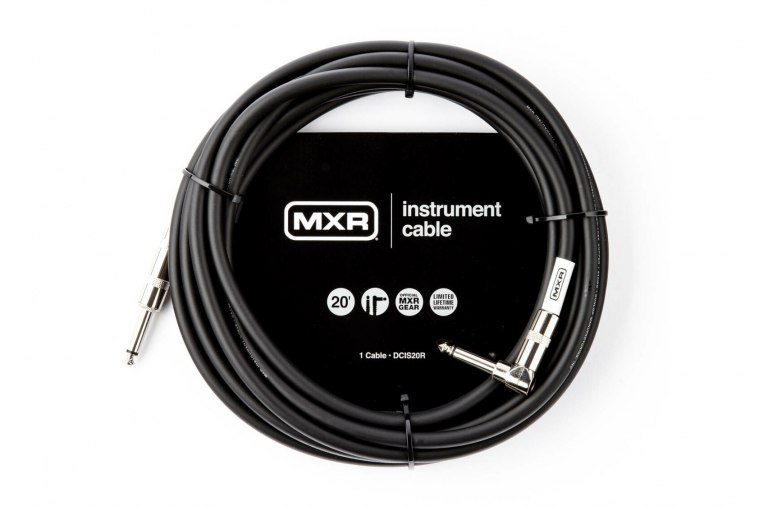MXR Standard Instrument Cable Angled - 6m