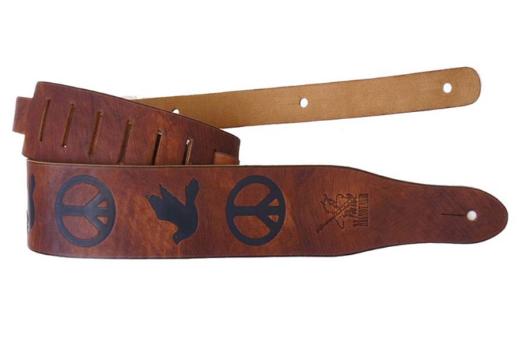 Minotaur Woodstock Leather Guitar Strap - BR