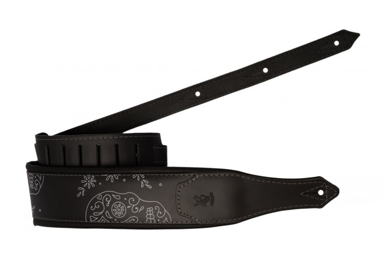 Minotaur New Orleans Skull Leather Strap