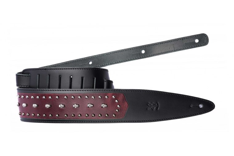 Minotaur Skulls & Rivets Leather Strap