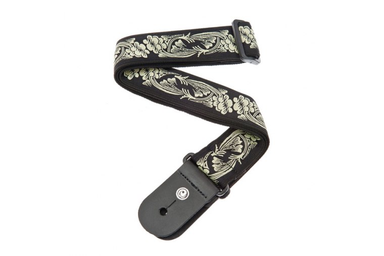 D'Addario 50A04 Woven Guitar Strap - Rain Forest