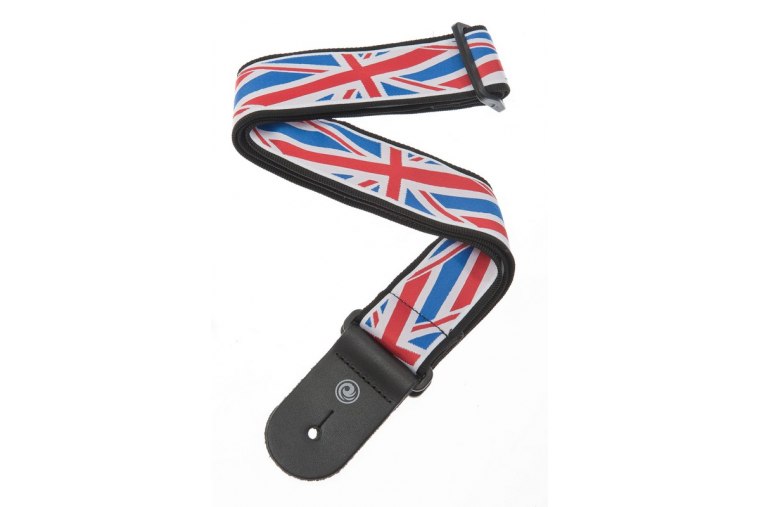 D'Addario 50A11 Woven Guitar Strap - Union Jack