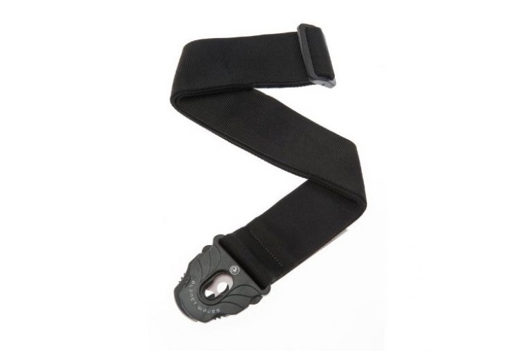 D'Addario 50PLA05 Planet Lock Guitar Strap - Black