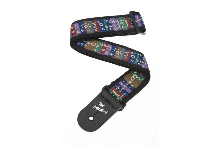 D'Addario 50PM02 Pat Metheny Guitar Strap - Watercolors