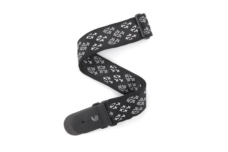 D'Addario T20W1416 Woven Guitar Strap - Argyle Crosses