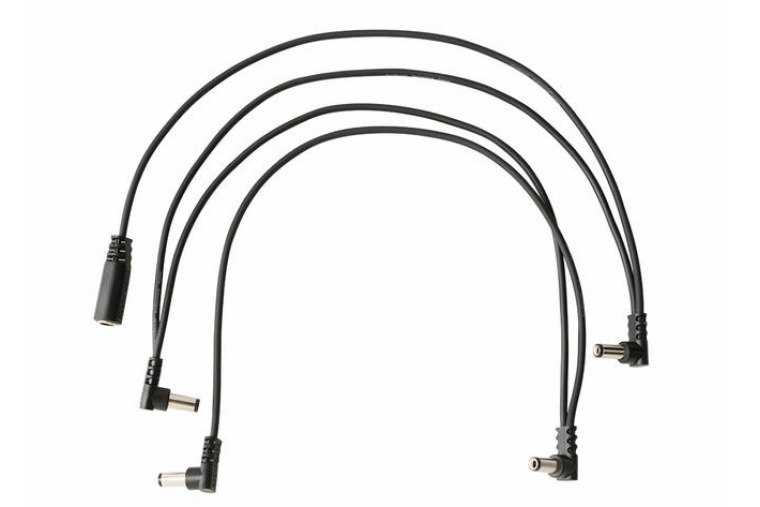 RockBoard Flat Daisy Chain Cable - 4 Outputs - Angled