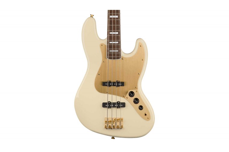 Squier 40th Anniversary Jazz Bass Gold Edition - OVT