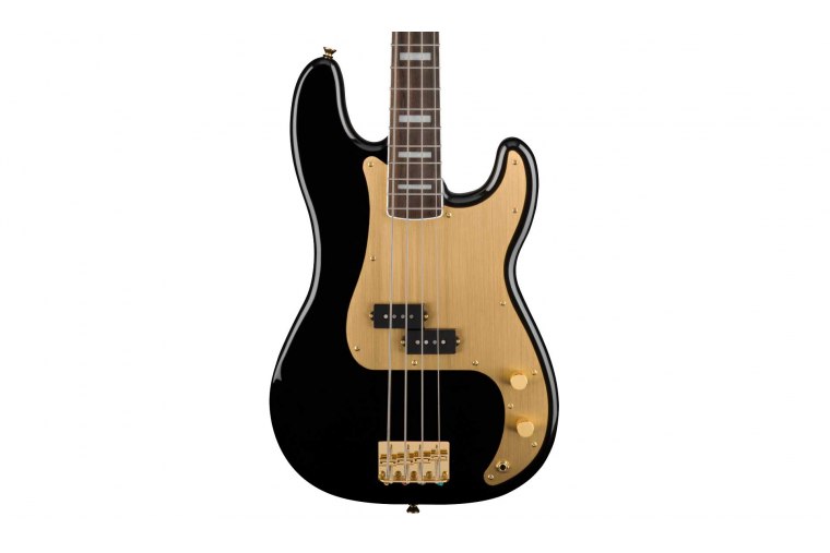 Squier 40th Anniversary Precision Bass Gold Edition - BK