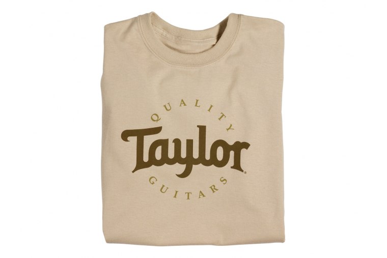 Taylor Two-Color Logo T-Shirt Sand - L