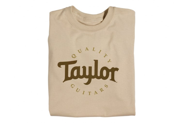 Taylor Two-Color Logo T-Shirt Sand - M